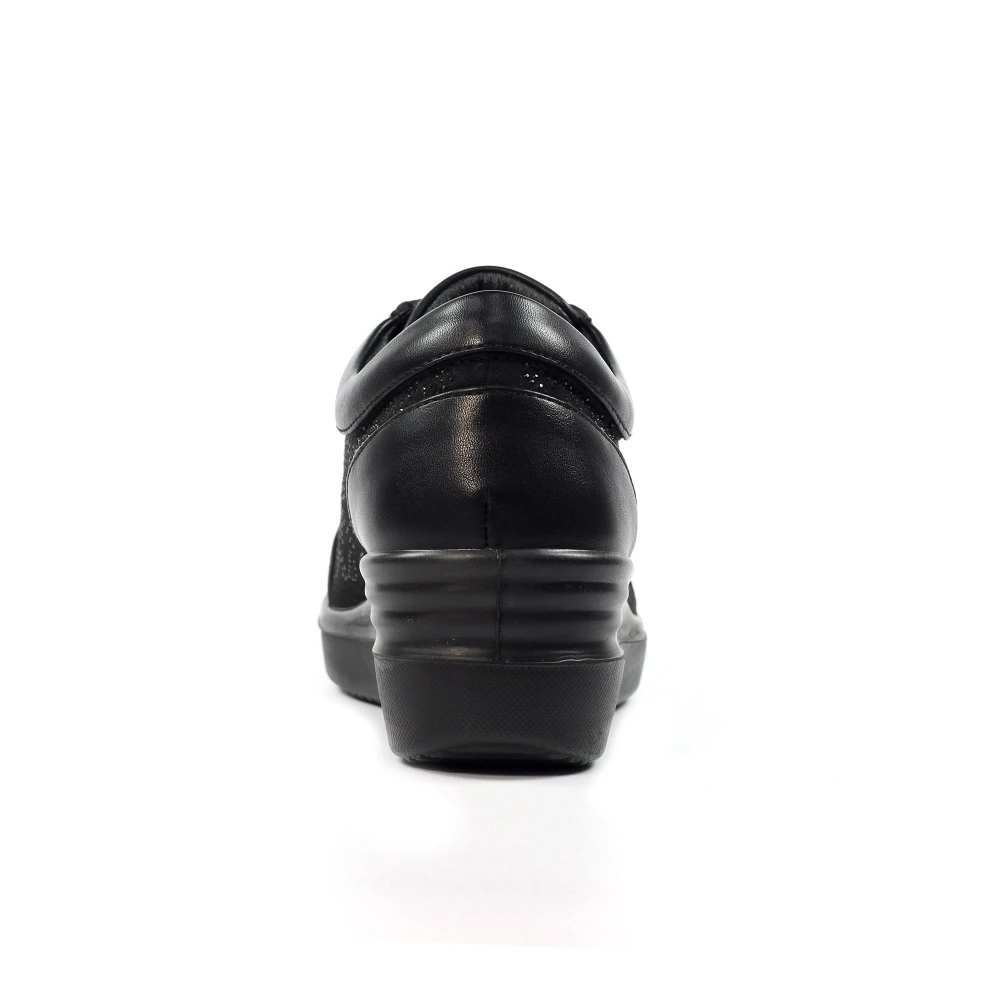 LUNAR Muriel Black Wedge Trainer 7 LUNAR Muriel Black Wedge Trainer - Image 7