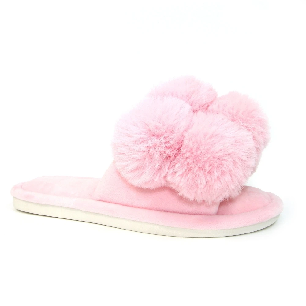 LUNAR Octavia Pom Pom Slipper 2 LUNAR Octavia Pom Pom Slipper - Image 2