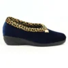 LUNAR Paloma Navy Leopard Trim Slipper -Slipper Supply Store paloma navy leopard trim slipper p6781 385457 image