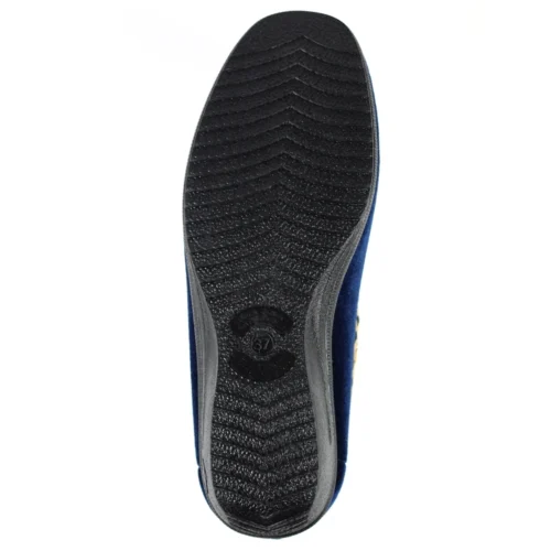 LUNAR Paloma Navy Leopard Trim Slipper -Slipper Supply Store paloma navy leopard trim slipper p6781 385513 image