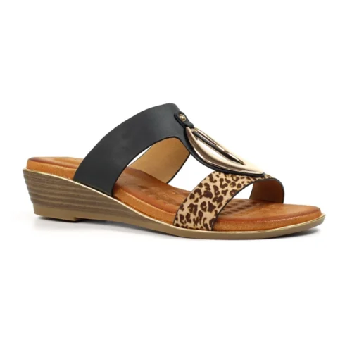 LUNAR Paradise Black Sandal -Slipper Supply Store paradise black sandal p7259 414800 image