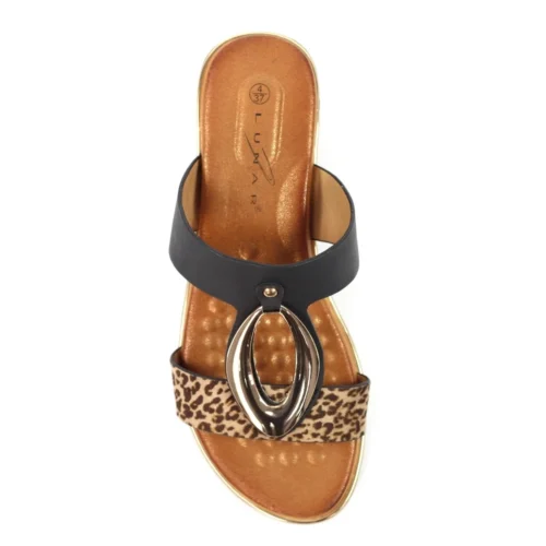 LUNAR Paradise Black Sandal -Slipper Supply Store paradise black sandal p7259 414824 image