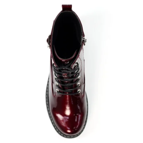 LUNAR Parlour Burgundy Patent Ankle Boot -Slipper Supply Store parlour burgundy patent ankle boot p6951 394731 image