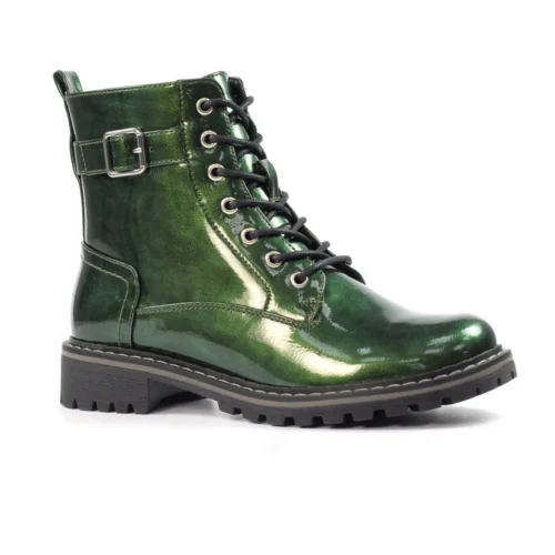 LUNAR Parlour Green Patent Ankle Boot -Slipper Supply Store parlour green patent ankle boot p7763 447523 image