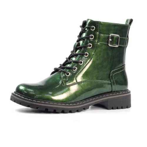 LUNAR Parlour Green Patent Ankle Boot -Slipper Supply Store parlour green patent ankle boot p7763 447529 image