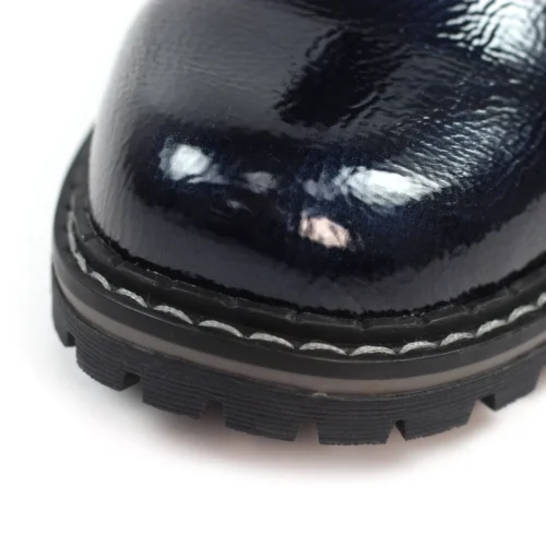 LUNAR Parlour Navy Patent Ankle Boot -Slipper Supply Store parlour navy patent ankle boot p6950 394689 image