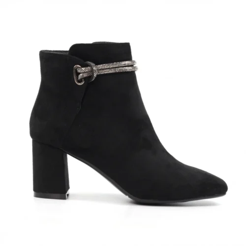 LUNAR Pasha Black Ankle Boot