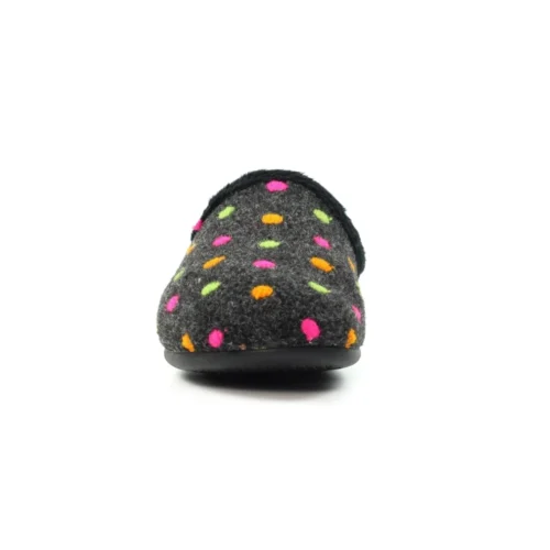 LUNAR Peanut Black Mule Slipper -Slipper Supply Store peanut black mule slipper p7486 434756 image