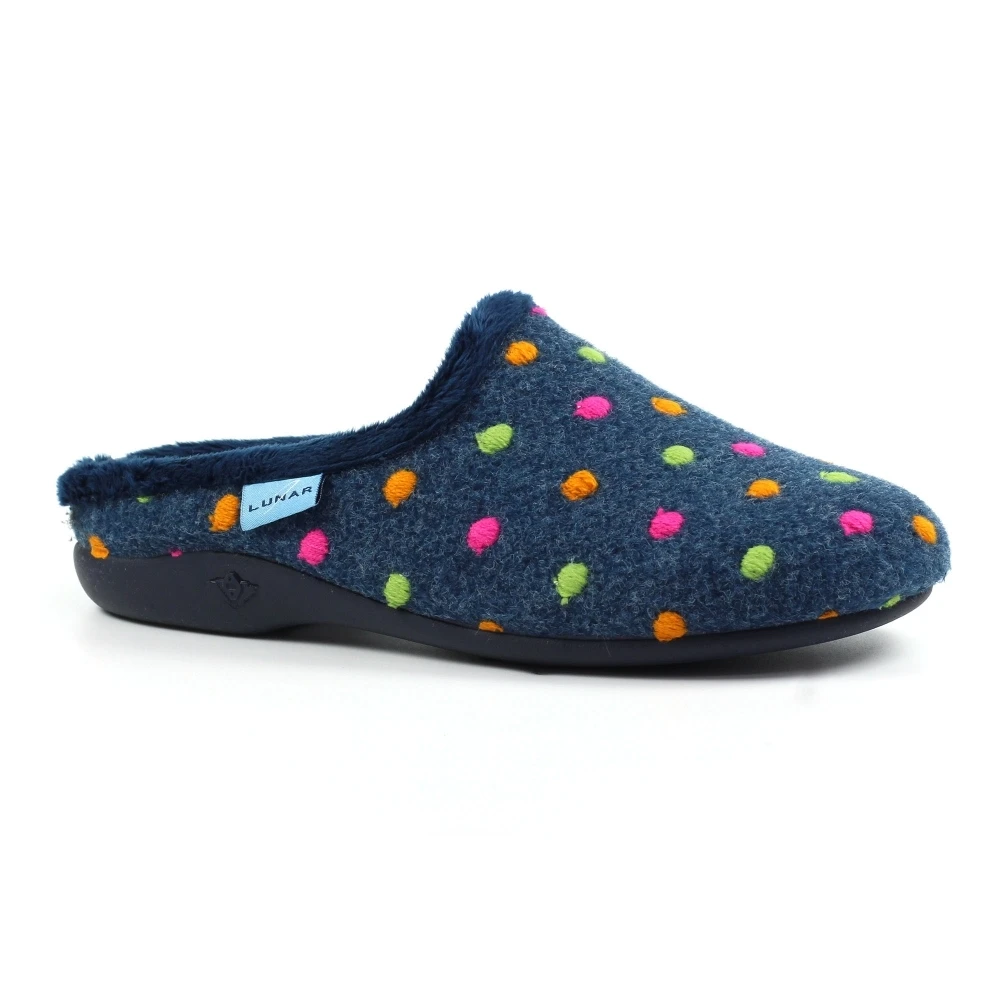 LUNAR Peanut Navy Mule Slipper 3 LUNAR Peanut Navy Mule Slipper - Image 3