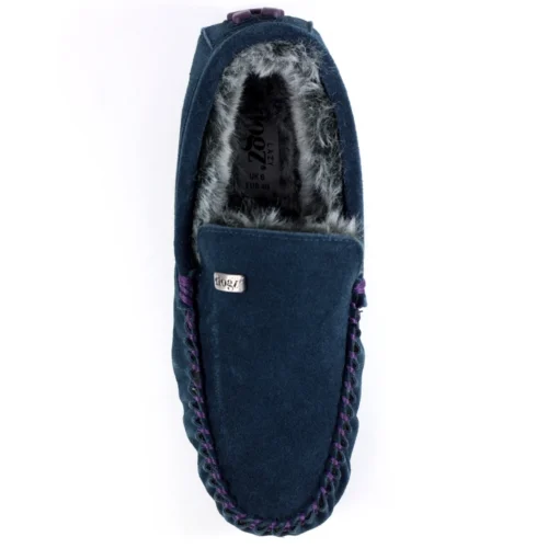 Percy II Blue Suede Slipper -Slipper Supply Store percy ii blue suede slipper p5475 328561 image