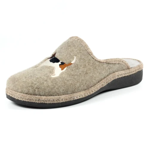 Perrito Beige Mule Slipper -Slipper Supply Store perrito beige mule slipper p5989 360604 image