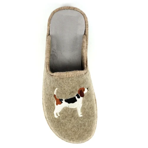 Perrito Beige Mule Slipper -Slipper Supply Store perrito beige mule slipper p5989 360622 image
