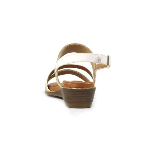 LUNAR Pippa White Wedge Sandal -Slipper Supply Store pippa white wedge sandal p7250 415292 image