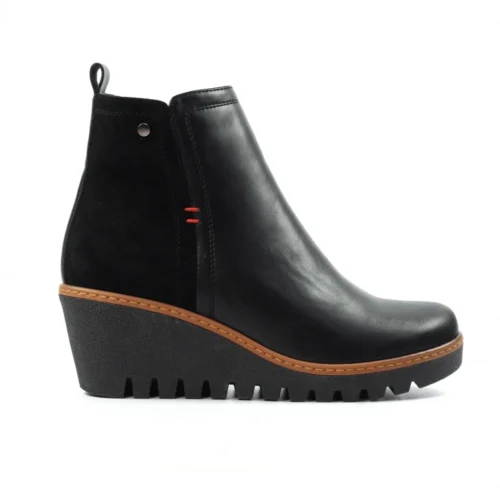 LUNAR Pixie Black Ankle Wedge Boot 10 LUNAR Pixie Black Ankle Wedge Boot -Slipper Supply Store pixie black ankle wedge boot p7712 441338 image