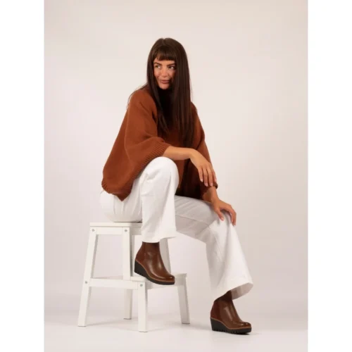 LUNAR Pixie Tan Ankle Wedge Boot 11 LUNAR Pixie Tan Ankle Wedge Boot -Slipper Supply Store pixie tan ankle wedge boot p7660 446070 image