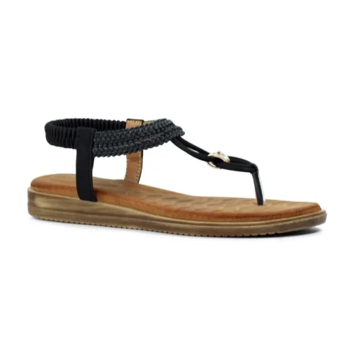 LUNAR Poppy Black Sandal -Slipper Supply Store poppy black sandal p7252 415166 image