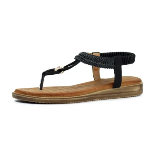 LUNAR Poppy Black Sandal -Slipper Supply Store poppy black sandal p7252 415172 image