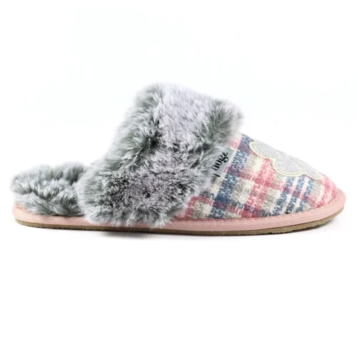 Poppy Pink Mule Slipper