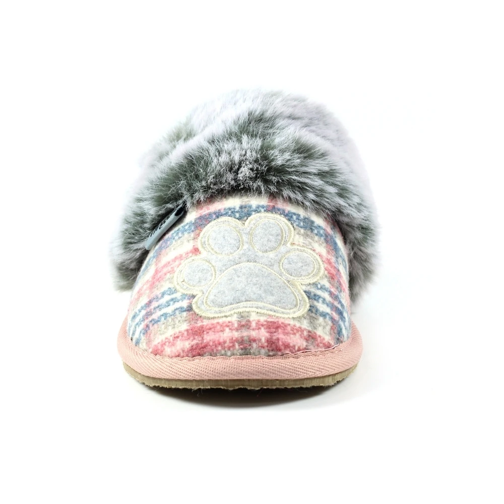 Poppy Pink Mule Slipper 4 Poppy Pink Mule Slipper - Image 4