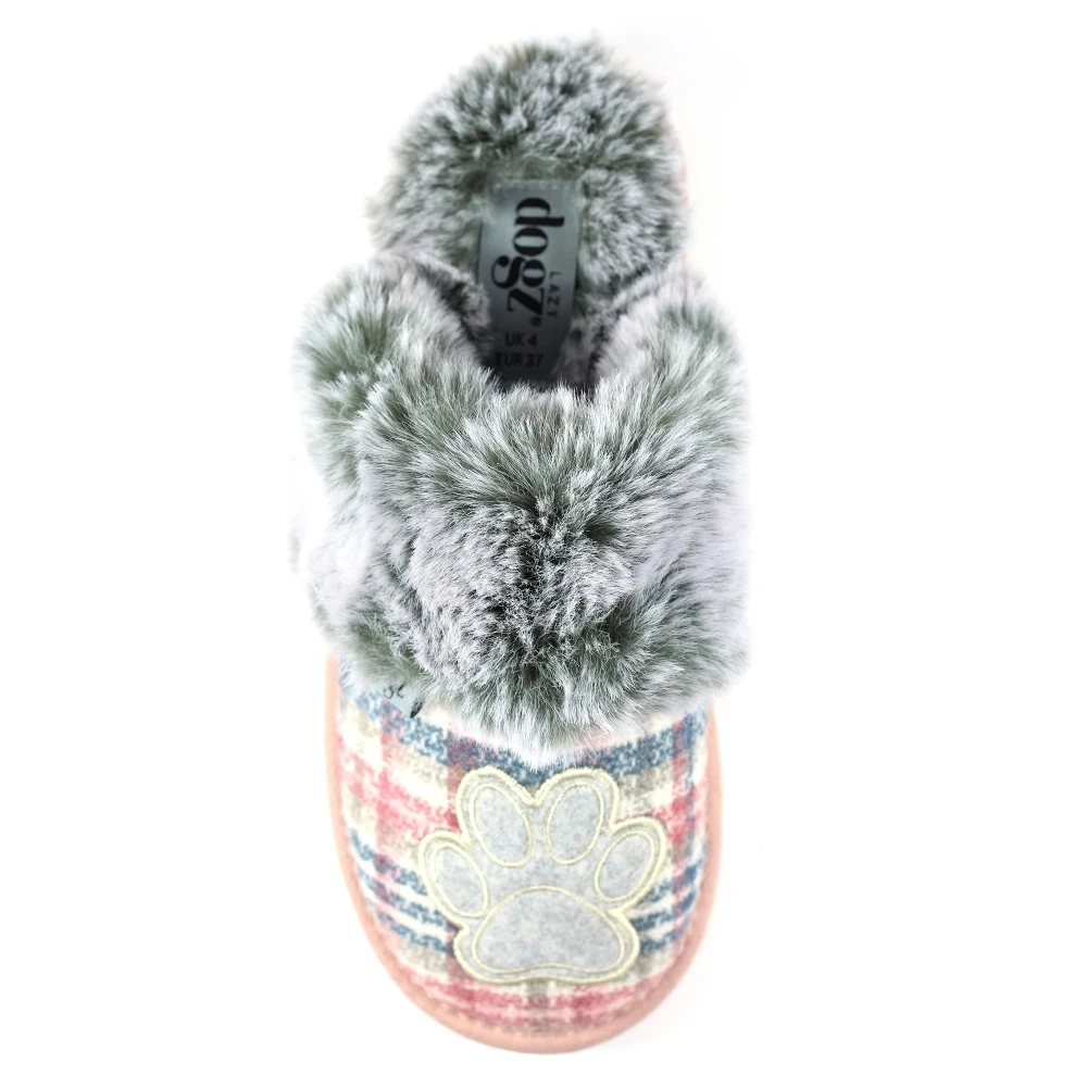 Poppy Pink Mule Slipper 6 Poppy Pink Mule Slipper - Image 6