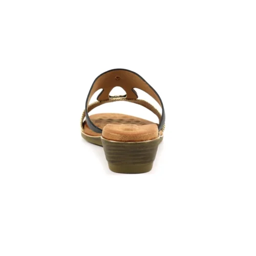 LUNAR Porto Black Wedge Sandal -Slipper Supply Store porto black wedge sandal p6375 404218 image