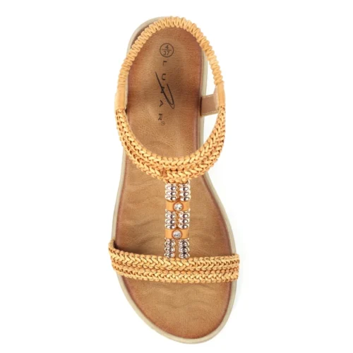 LUNAR Portofino Camel Sandal -Slipper Supply Store portofino camel sandal p7255 415034 image