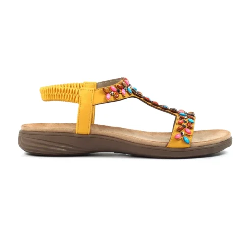 LUNAR Ravello Mustard Sandal