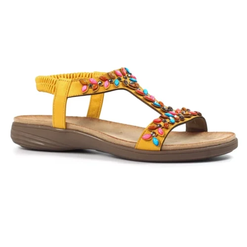 LUNAR Ravello Mustard Sandal -Slipper Supply Store ravello mustard sandal p7114 407035 image