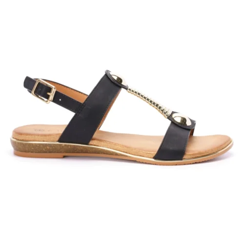 LUNAR Renoir Black Sandal