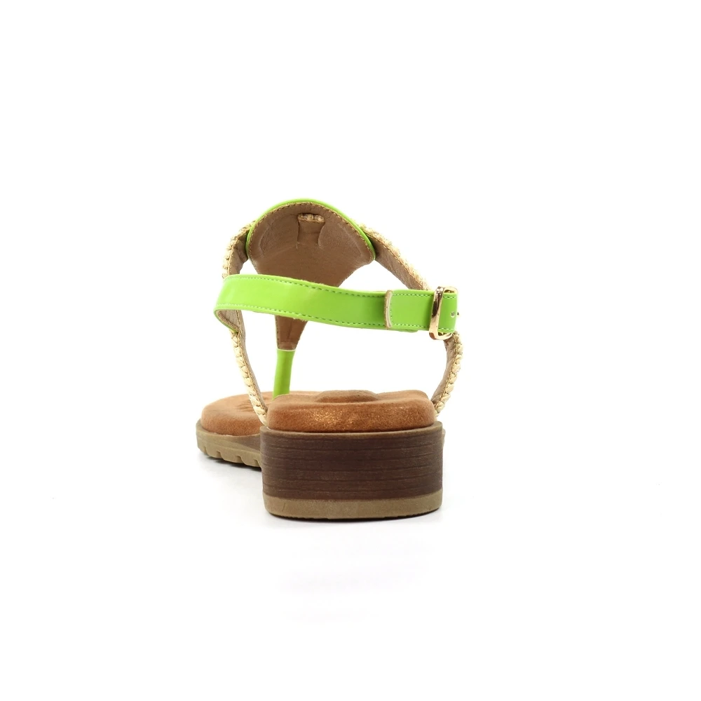 LUNAR Rimini Lime Green Sandal 6 LUNAR Rimini Lime Green Sandal - Image 6
