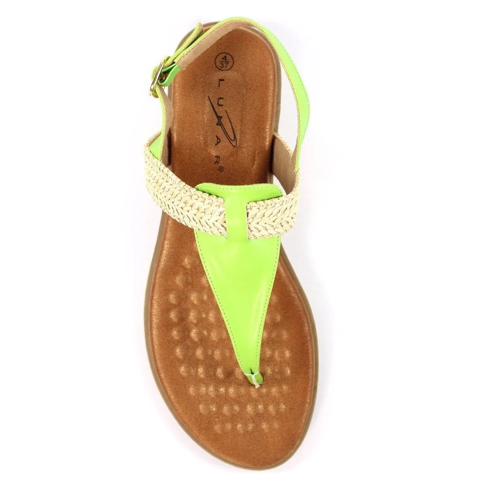 LUNAR Rimini Lime Green Sandal 7 LUNAR Rimini Lime Green Sandal - Image 7