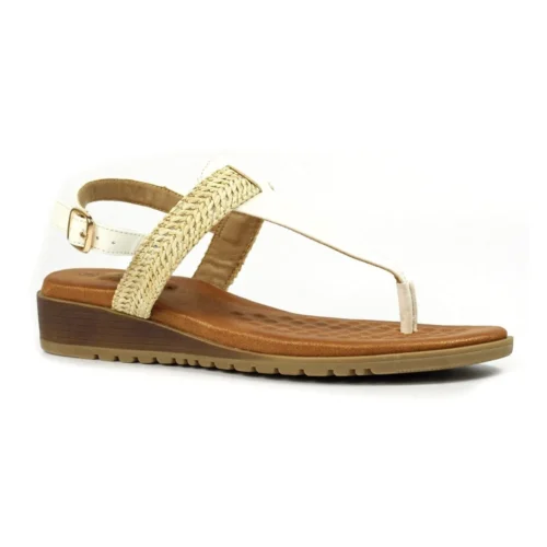 LUNAR Rimini White Sandal -Slipper Supply Store rimini white sandal p7181 410999 image