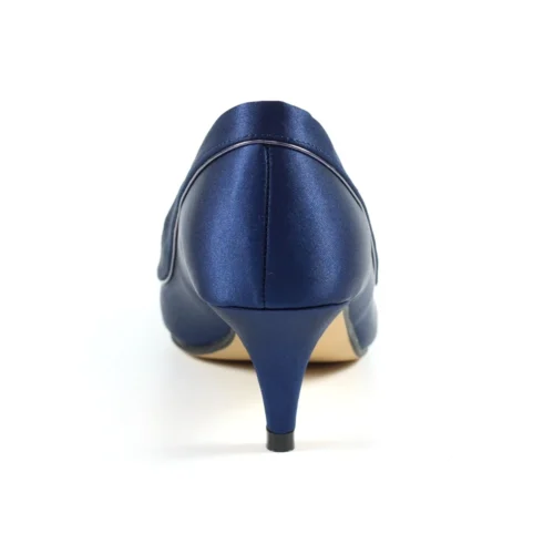 LUNAR Ripley Blue Satin Peep Toe -Slipper Supply Store ripley blue satin peep toe p6714 381736 image