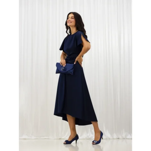 LUNAR Ripley Blue Satin Peep Toe -Slipper Supply Store ripley blue satin peep toe p6714 402053 image