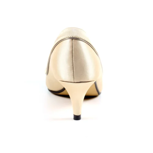 LUNAR Ripley Champagne Satin Peep Toe -Slipper Supply Store ripley champagne satin peep toe p6717 381898 image