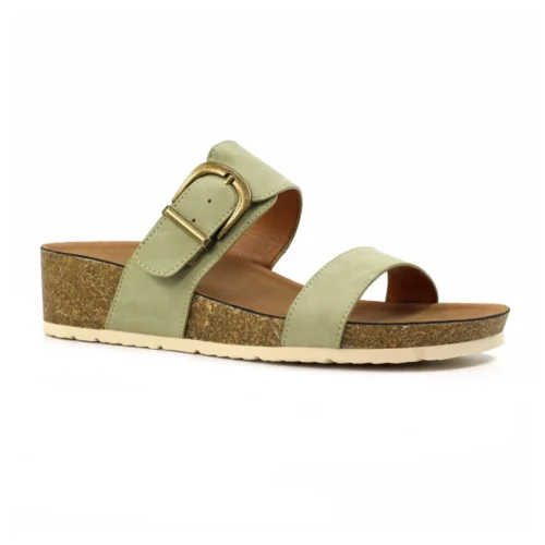 LUNAR Ripple Light Green Wedge Sandal -Slipper Supply Store ripple light green wedge sandal p7159 410093 image