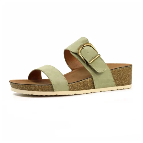 LUNAR Ripple Light Green Wedge Sandal -Slipper Supply Store ripple light green wedge sandal p7159 410099 image