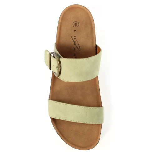 LUNAR Ripple Light Green Wedge Sandal -Slipper Supply Store ripple light green wedge sandal p7159 410117 image