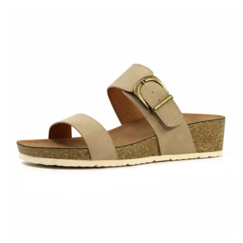 LUNAR Ripple Taupe Wedge Sandal 11 LUNAR Ripple Taupe Wedge Sandal -Slipper Supply Store ripple taupe wedge sandal p7160 410183 image
