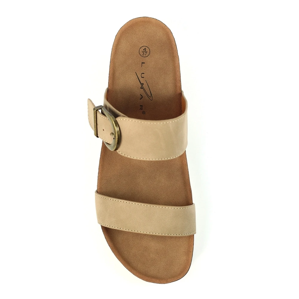 LUNAR Ripple Taupe Wedge Sandal 8 LUNAR Ripple Taupe Wedge Sandal - Image 8