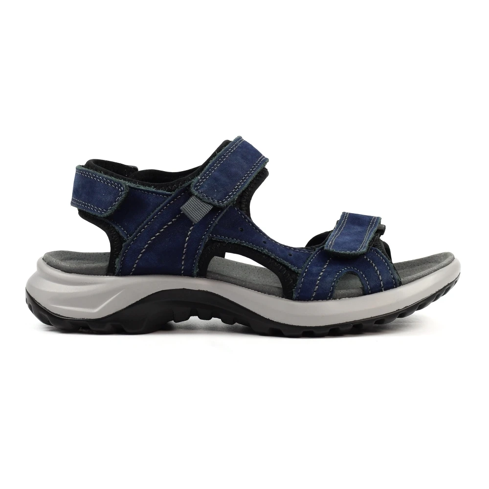Riviera Navy Leather Sandal 1 Riviera Navy Leather Sandal