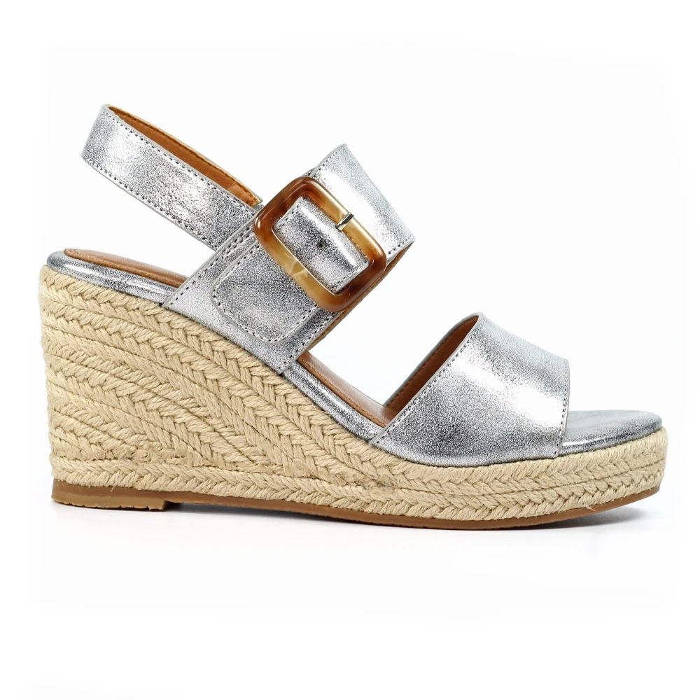 LUNAR Rochester Grey Wedge Sandal 1 LUNAR Rochester Grey Wedge Sandal