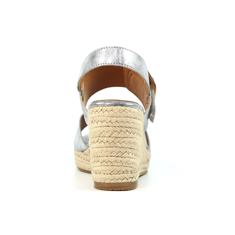 LUNAR Rochester Grey Wedge Sandal 6 LUNAR Rochester Grey Wedge Sandal - Image 6