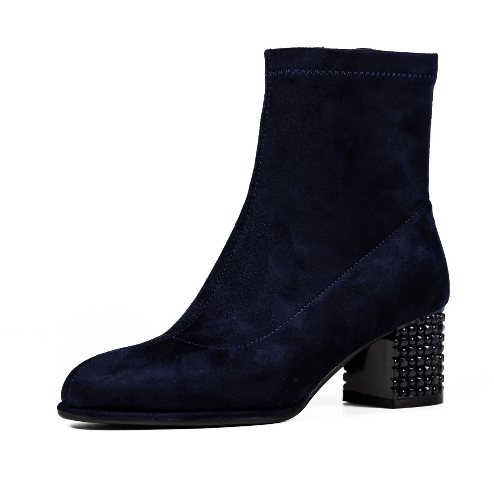 LUNAR Sage Navy Ankle Boot 5 LUNAR Sage Navy Ankle Boot - Image 5