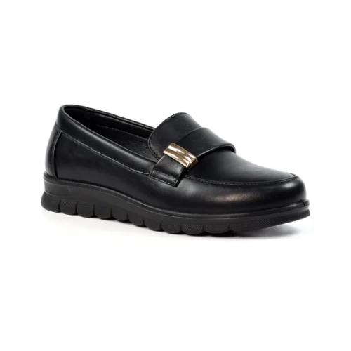 LUNAR Salma Black Wedge Shoe -Slipper Supply Store salma black wedge shoe p7019 397717 image