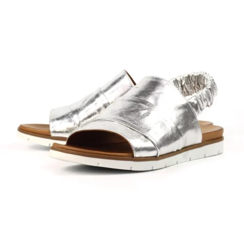 LUNAR Samantha Silver Leather Sandal -Slipper Supply Store samantha silver leather sandal p7289 418110 image