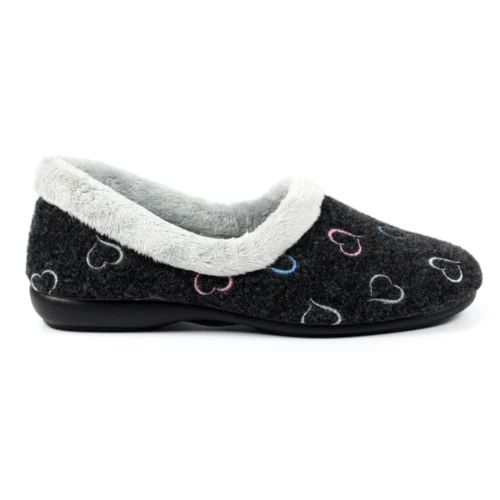 LUNAR Sandino Black Slipper