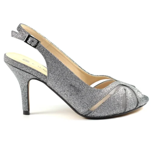 LUNAR Sariyah Pewter Slingback Court