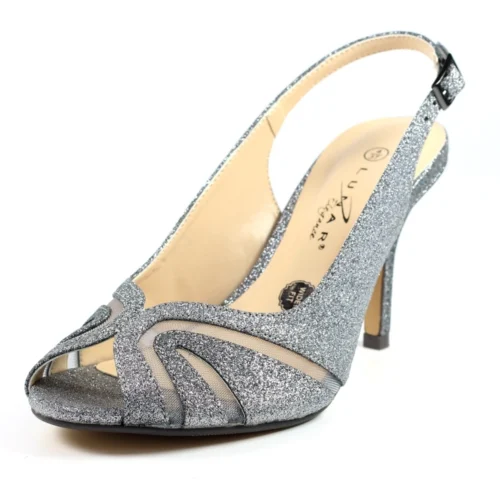 LUNAR Sariyah Pewter Slingback Court -Slipper Supply Store sariyah pewter slingback court p5724 344345 image