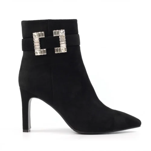 LUNAR Shannon Black Ankle Boot